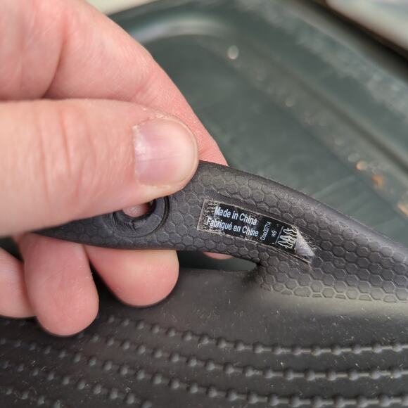 Crocs Classic Platform Flip Sandals 207714 Black Thong Sandals Women's Size 9 - Picture 8 of 8